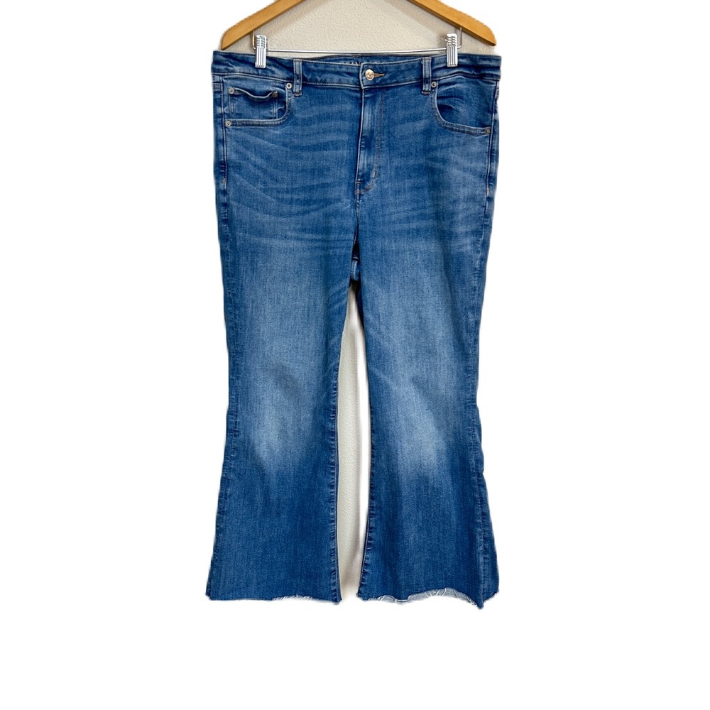 American Eagle AEO Super Hi-Rise Flare Next Level Stretch Jeans Women’s Sz 18